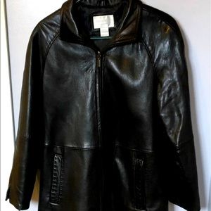 Genuine lamb skin leather jacket